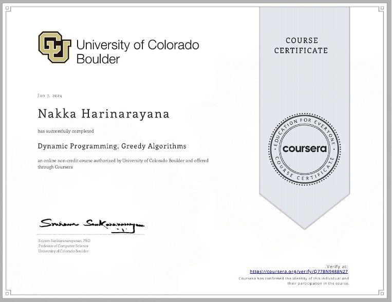 Certificate 1